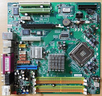 MSI MS-7204 Ver1.A Medion MD8800 BTX Mainboard +Blende Sockel 775 DDR2 PCIe*m536 MSI MS-7204 Ver1.A Medion MD8800 BTX Mainboard +Blende Sockel 775 DDR2 PCIe*m536