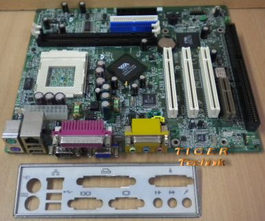MSI MS-6368 Ver 5 Mainboard + Blende Sockel 370 LAN ISA PCI VGA Audio* m540