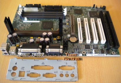 Dell 700510-306 PB 673633-003 Mainboard +Blende Slot 1 Intel AL440LX 2x ISA*m556