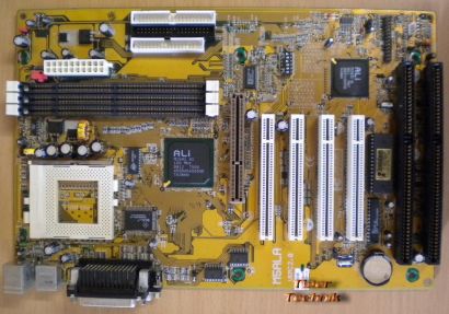 Biostar M5ALA Ver 2.0 Mainboard + Blende Sockel 7 AGP 2x ISA 4x PCI SD-RAM* m557