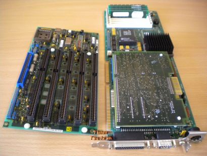 Siemens D674-VF74 GS2 CPU Karte +Intel 486 DX2-66MHz +16MB +E100-V3 GS6 ISA*m558