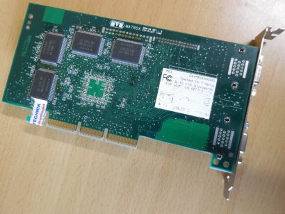 Matrox Millennium G400 MGI G4+MMDH4A32G AGP32MB DDR 128Bit 2x VGA DualHead* g293