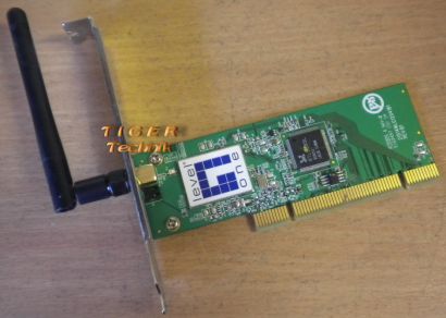 LevelOne WNC-0301 IEEE 802.11bg 54 Mbits WLAN PCI Karte* wk35