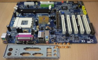 Gigabyte GA-7VAXFS Rev 1.0 Sockel A 462 Mainboard +Blende LAN AGP 8X Audio* m570