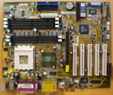 Asus A7A266 Rev 1.10 Mainboard +Blende Sockel A 462 AGP Audio DDR o. SDRAM* m571