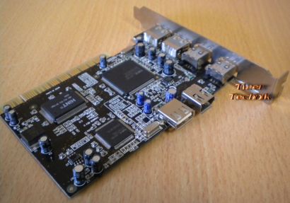 6-Port PCI Adapter Card SD-COMBO-02 3x USB 2.0 3x FireWire IEEE 1394a* sk18 6-Port PCI Adapter Card SD-COMBO-02 3x USB 2.0 3x FireWire IEEE 1394a* sk18