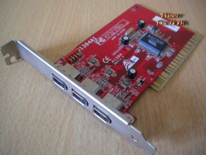4-Port PCI Adapter Card 4x FireWire 3x 1394a 1x 1394a1 Versch. Hersteller* sk24