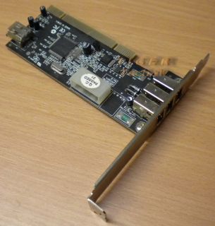 4-Port PCI Adapter Card 4x FireWire IEEE 1394a Versch Hersteller Marken* sk22