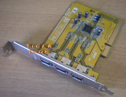 3-Port Adapter Card 3x FireWire IEEE 1394a* pz1027