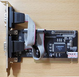2 Port Dual Serial Karte PCI IP-N04-5220-00-00882 PI2NM9835X2C* sk35