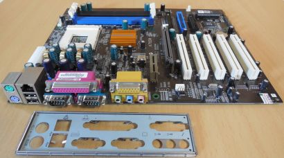 Elitegroup ECS K7S5A V3.1 LAN Mainboard +Blende Sockel 462 A DDR oder SDRAM*m572