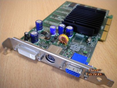 nVIDIA GeForce FX 5200 Rev A02 128 MB 64 Bit DDR AGP 8x VGA DVI S-Video* g305