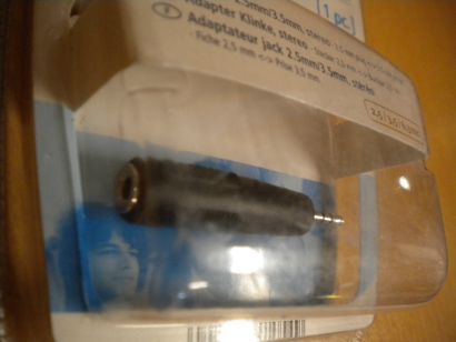 Vivanco Audio Klinke Adapter 3,5 mm Buchse - 2,5 mm Stecker stereo* so476