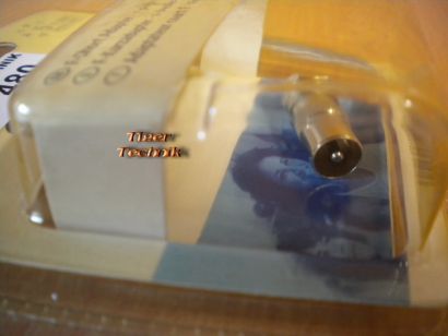 Vivanco SAT F-Kurzadapter F-Stecker - Koax Stecker Adapter* so480