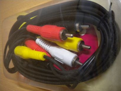 BigBalloon Audio Video 1,5m 4-fach Cinch Kabel 4x Cinch St.- 4x Cinch St.* so493