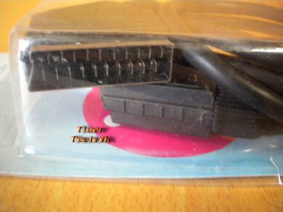 BigBalloon 21-pol SCART Kabel 1m Stecker - Stecker DVB-T Video TV DVD* so508