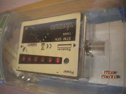 Vivanco STM SFA SAT Satellitenfinder Analog Pegelanzeige und Meßton* so509