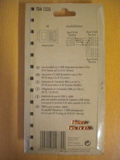 Schwaiger 2-fach ISDN-S0 Port-Erweiterung 2-fach Verteiler ISDN RJ45* so511