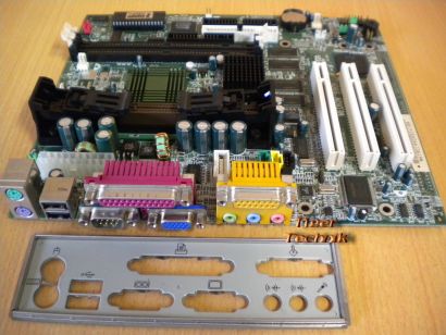 MSI MS-6190 Ver1 Medion 9901 Mainboard +Blende Slot 1 Intel 440ZX VGA Audio*m593