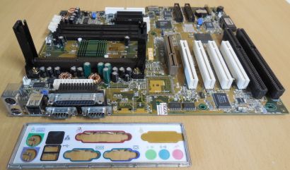 Asus P2B-S Rev1.04 Mainboard +Blende 2x ISA Slot 1 Intel 440BX AGP PCI SCSI*m602