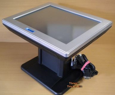 4POS TM-150 15 Zoll Touchscreen TFT LCD VGA Monitor mit USB Windows 7 8 XP* mo01