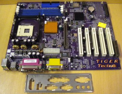 Elitegroup P4VXAD+ Rev: 1.0 Mainboard mit Blende * Sockel 478 FSB533 * m14