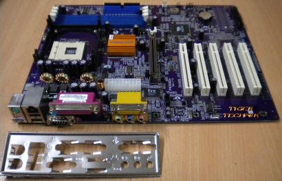 Elitegroup P4VXAD+ Rev: 1.0 Mainboard mit Blende * Sockel 478 FSB533 LAN * m15