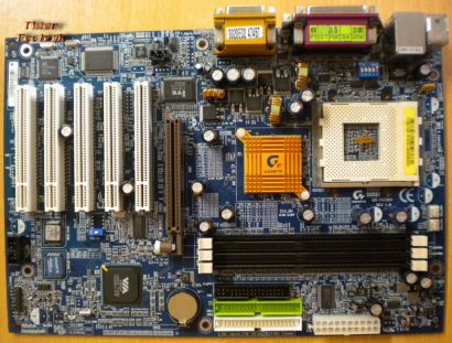 Gigabyte GA-7VTXH+ Rev 1.0 Sockel A 462 Mainboard +Blende LAN AGP 4X Audio* m617