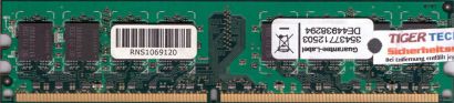 Samsung M378T2953CZ3-CE6 PC2-5300 1GB DDR2 667MHz Arbeitsspeicher RAM* r59