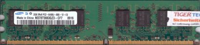 Samsung M378T5663QZ3-CF7 PC2-6400 2GB DDR2 800MHz Arbeitsspeicher RAM* r76