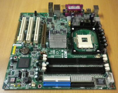 MSI Acer MS-6772 Ver: 1 Mainboard mit Blende * Sockel 478 USB2.0 LAN * m28