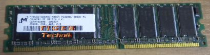 Micron MT8VDDT6464AG-335DB PC2700U CL2 5 512MB DDR1 333MHz Arbeitsspeicher* r140