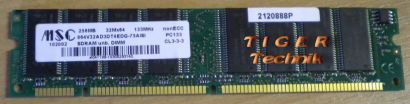 MSC MSC122003 PC2700 CL2 5-3-3 512MB DDR1 333MHz mit Infineon CHIP RAM* r143