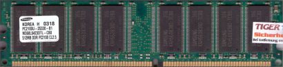 Samsung M368L6423DTL-CB0 PC-2100 512MB DDR1 266MHz Arbeitsspeicher DDR RAM* r147