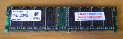 Swissbit SDU06464H1B22IW PC2700 512MB DDR1 333MHz Arbeitsspeicher* r162