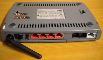 Fritz!Box Fon WLAN 7140 Router Rot ADSL ADSL2+ 4-ports VOIP USB* nw344