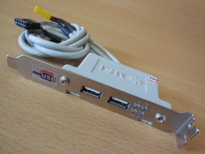 MSI D-Bracket Slotblende USB 2-Port mit Bluetooth Panel mit Fehlerdiagnose* pz48