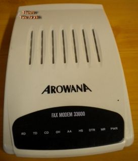 AROWANA FAX MODEM 33.6 Kbps 33600 BT-336SAR* nw355
