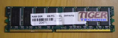 Samsung M368L6423HUN-CCC PC3200U-30331-E0 CL3 512MB DDR1 400MH RAM* r214