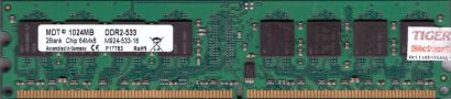 MDT M924-533-16 PC2-4200 1GB DDR2 533MHz Arbeitsspeicher RAM* r241