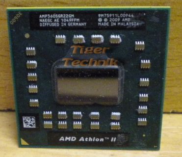 Notebook CPU Prozessor AMD Athlon II P360 AMP360SGR22GM 2x2.3GHz Sockel S1* c223