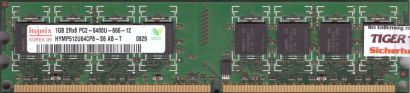 Hynix HYMP512U64CP8-S6 AB-T PC2-6400 1GB DDR2 800MHz Arbeitsspeicher RAM* r304