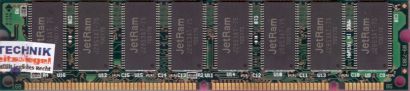 JetRam JM333S643A-75 PC133 CL3 256MB SDRAM 133MHz Arbeitsspeicher RAM* r311