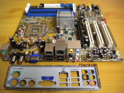 Asus P5LP-LE Rev 5.03 HP Leonite Mainboard +Blende Sockel 775 SATA VGA PCIe*m644