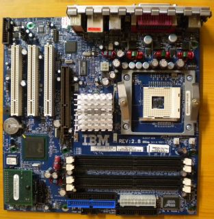 IBM Netvista M50 8189 FRU 73P0596 Rev2.8 Mainboard+IO So 478 AGP LAN SATA* m650