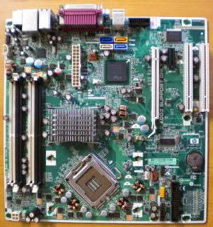 HP 404794-001 404166-001 Rev0A Mainboard +Blende Sockel 775 DDR2 Intel 963Q*m653