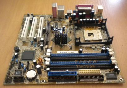 Asus P4P800-VM/S Rev 1.06 Mainboard mit Blende * Sockel 478 SATA USB LAN * m49