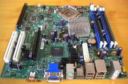 Intel DQ965C0 Mainboard + Blende D37070-506 Sockel 775 PCIe x16 SATA DVI* m659