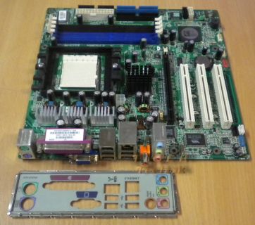 MSI MS-7184 Ver 1.0 Mainboard +Blende HP PN 5188 3246 Sockel 939 AMD LAN* m53