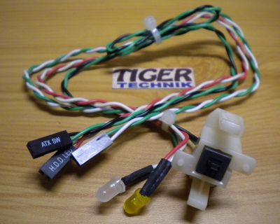 HP Pavilion PC A7 a595 A872 Power Schalter Switch Button Power HDD LEDS* pz179